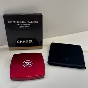 CHANEL Red Mirror Double Facettes